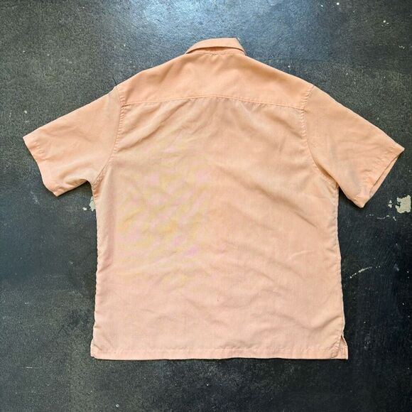 Axist Bowling Style Button Down Shirt Mens Size Large 100% Polyester Very Staine - Picture 6 of 16